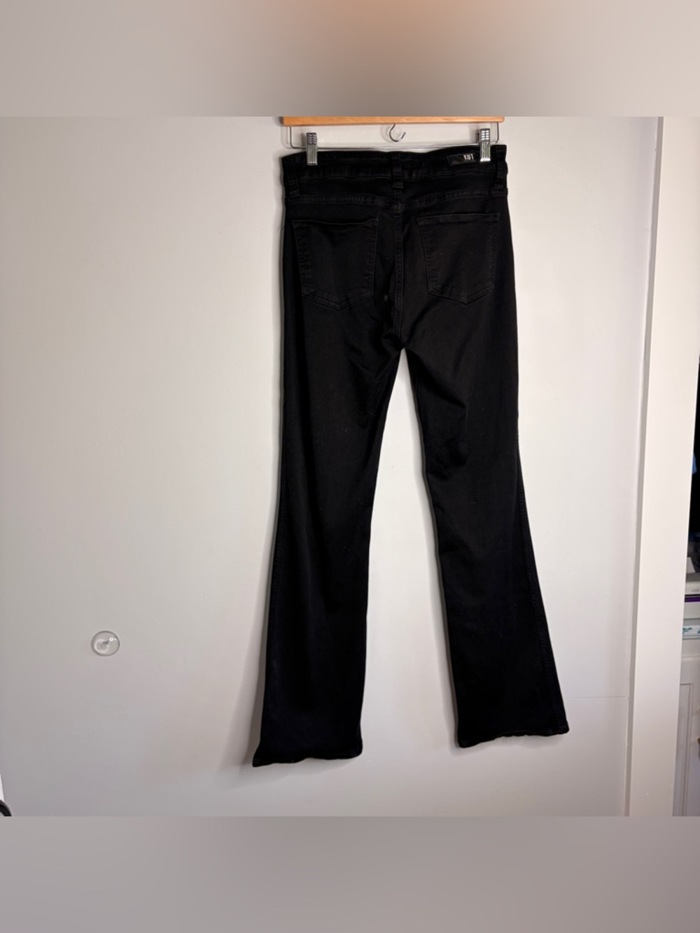 Kut From The Kloth Natalie Fab AB Bootcut Black Flare Jeans size 6 - Picture 8 of 11